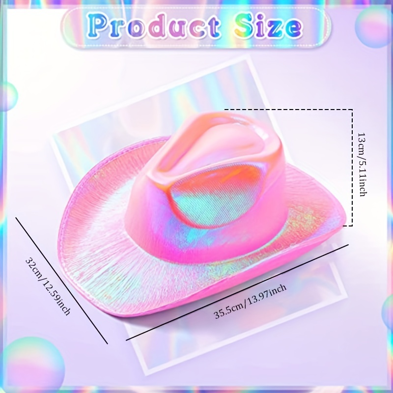 Colorful denim hats, carnival hats, shining sun hats, fun space clothing, women and men music festival, dance party hats Application Scenario