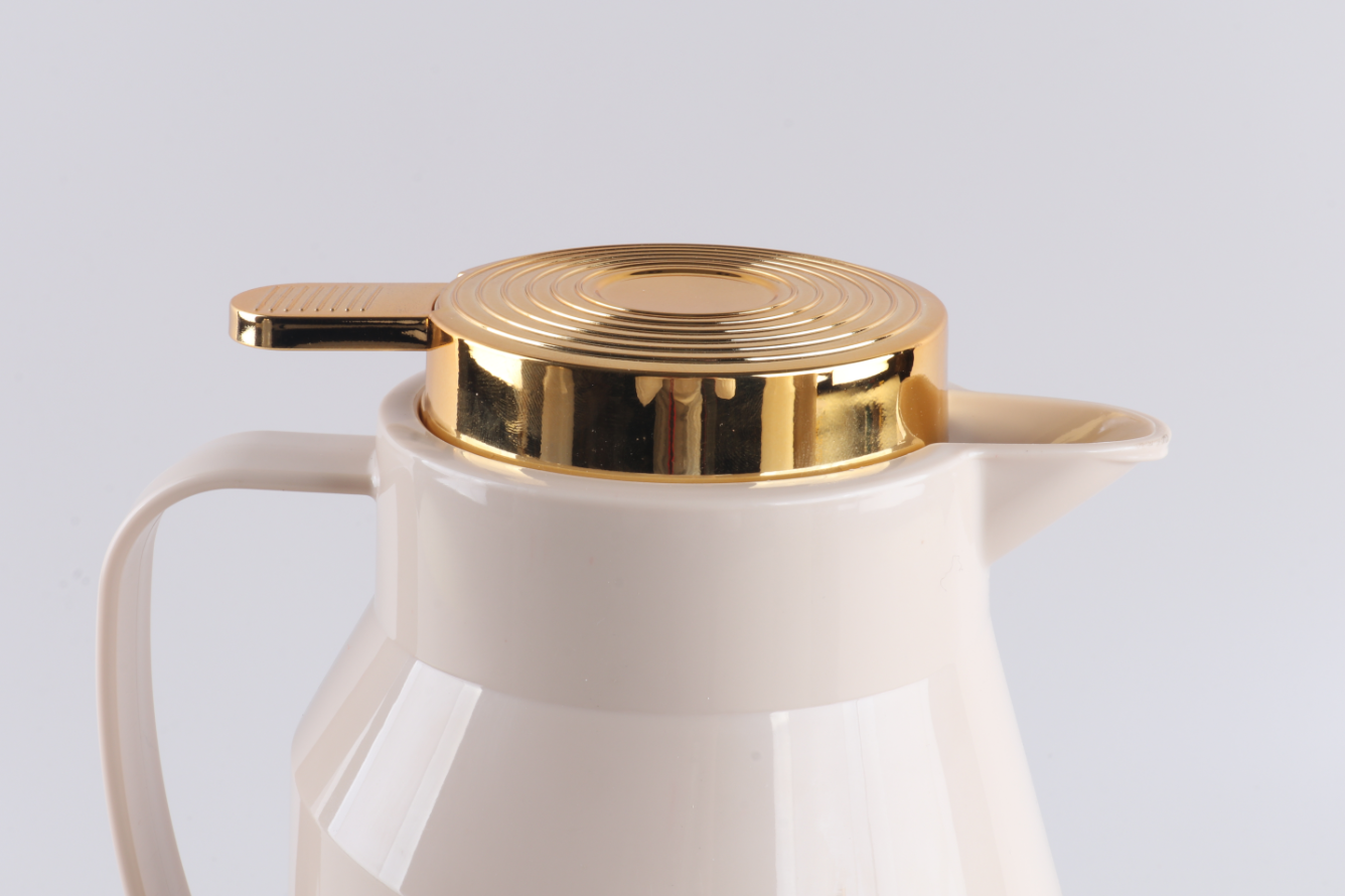 EJSHE 保温壶1L热水壶真空玻璃内胆按压轻便保温水壶批发外贸跨境详情7