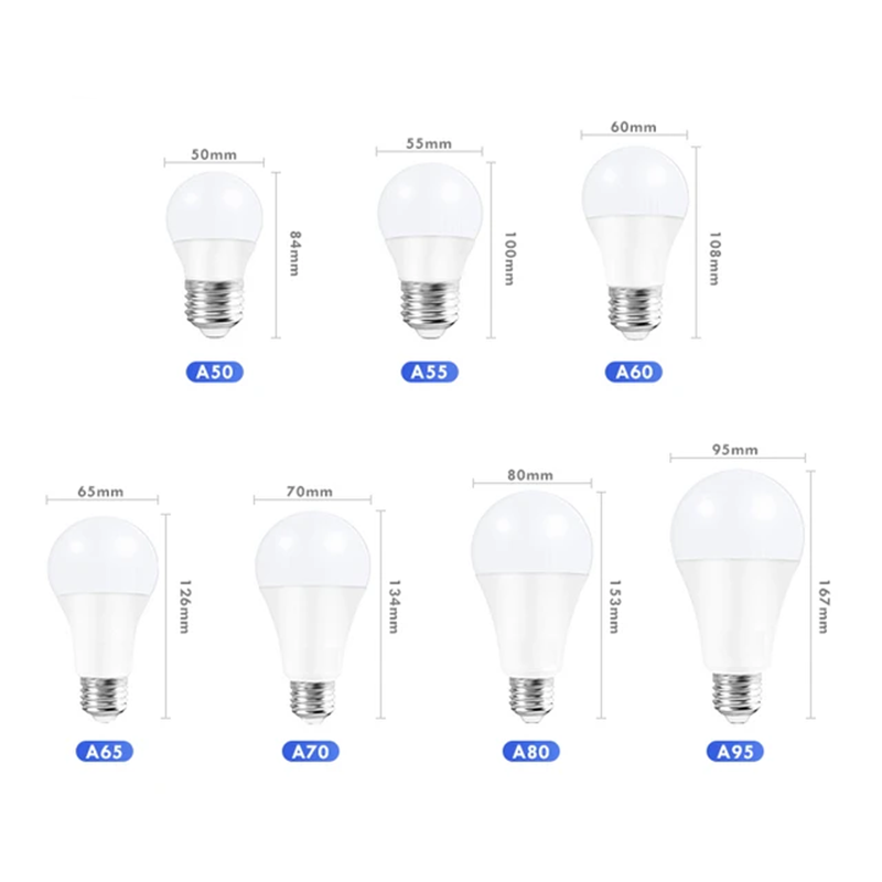 LED球泡灯实物图