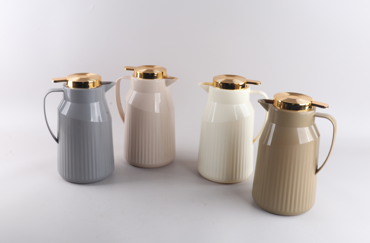 EJSHE 保温壶1L热水壶真空玻璃内胆按压轻便保温水壶批发外贸跨境详情9