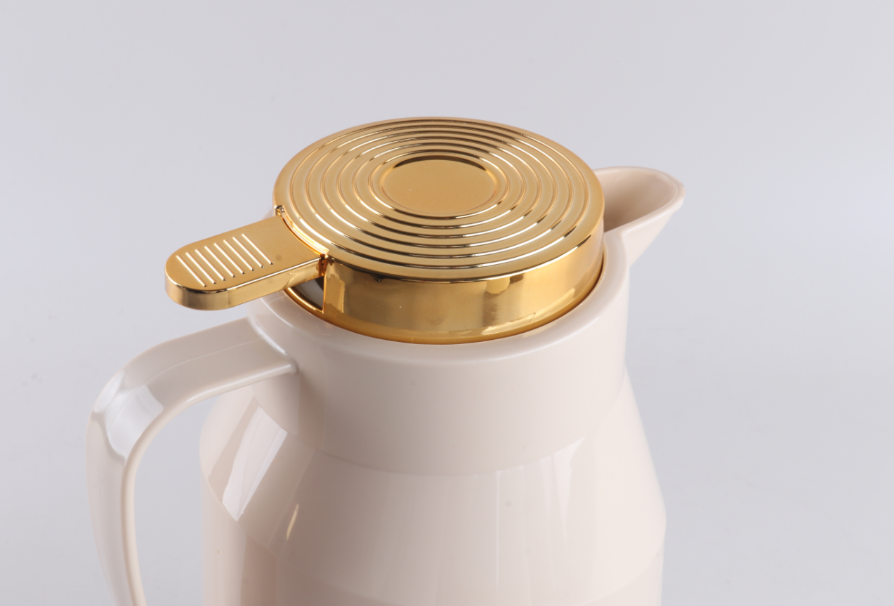 EJSHE 保温壶1L热水壶真空玻璃内胆按压轻便保温水壶批发外贸跨境详情8