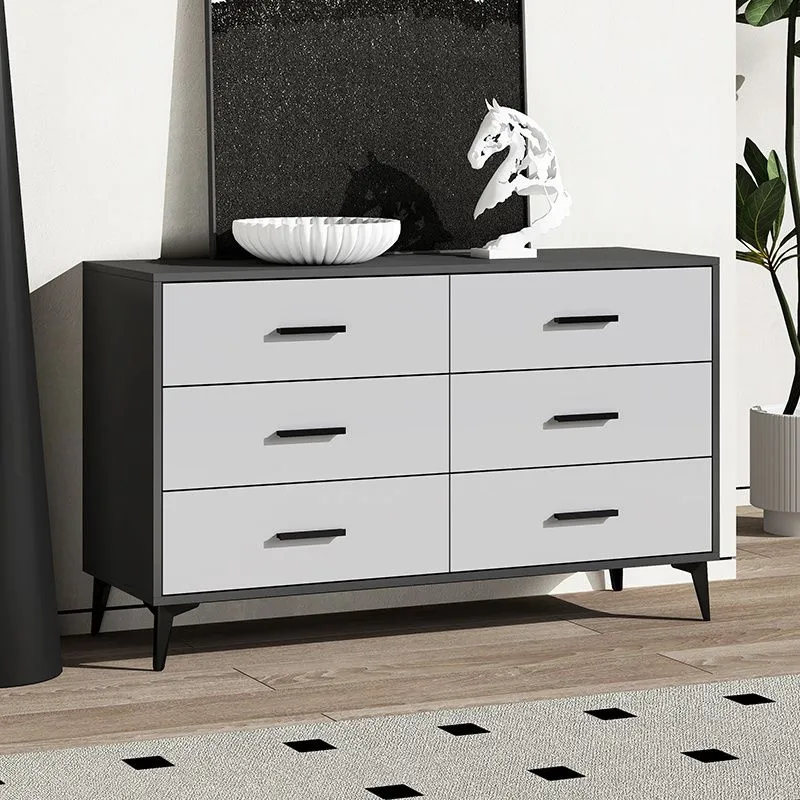 Light luxury five-drawer cabinet, simple style living room, large-capacity drawer storage cabinet, small-sized household bedroom, four-six-eight-drawer cabinet Application Scenario