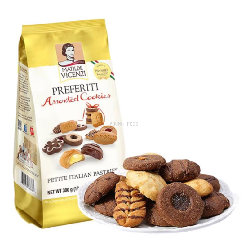 包邮！意大利维西尼什锦饼干250克 秋天的华尔兹进口休闲零食饼干