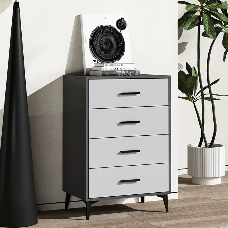 Light luxury five-drawer cabinet, simple style living room, large-capacity drawer storage cabinet, small-sized household bedroom, four-six-eight-drawer cabinet details Picture