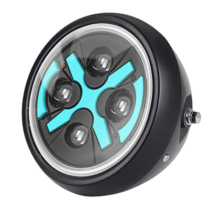 Motorcycle general LED external headlights Motorcycle electric front headlights near and far Application Scenario