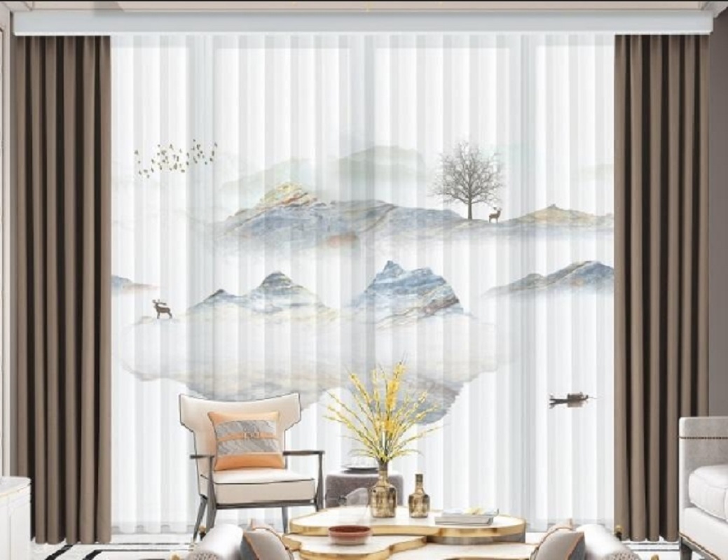 National trend style blackout curtains are available for wholesale or retail. Factory direct sales of new style curtains 07
