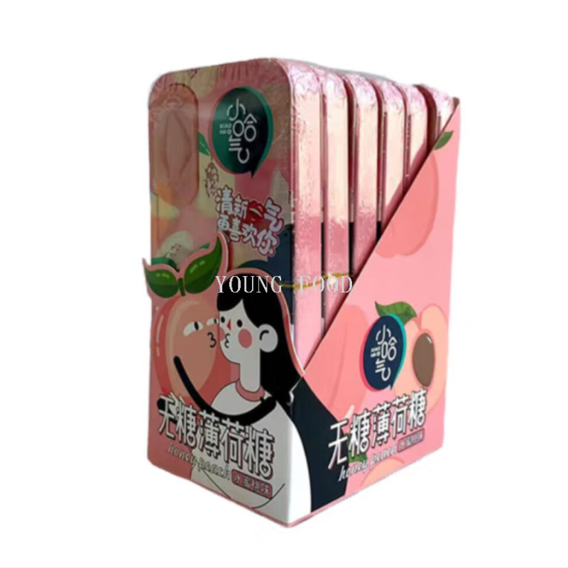 包邮！NAT&FROM口香糖清新口气小哈气无蔗糖水果花香味22g细节图