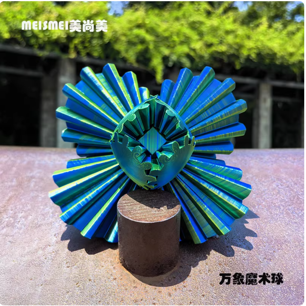 国潮 3D打印中式机括智力玩具孔明锁鲁班锁古典玩具积木魔方文创手办周边益智类思维训练玩具产品图