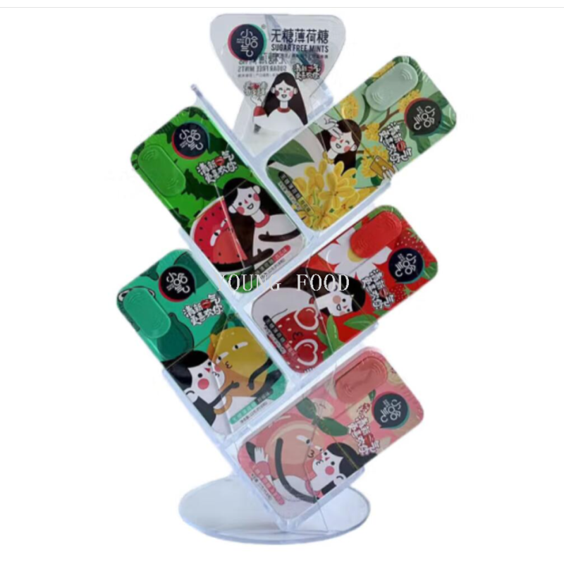 包邮！NAT&FROM口香糖清新口气小哈气无蔗糖水果花香味22g白底实物图