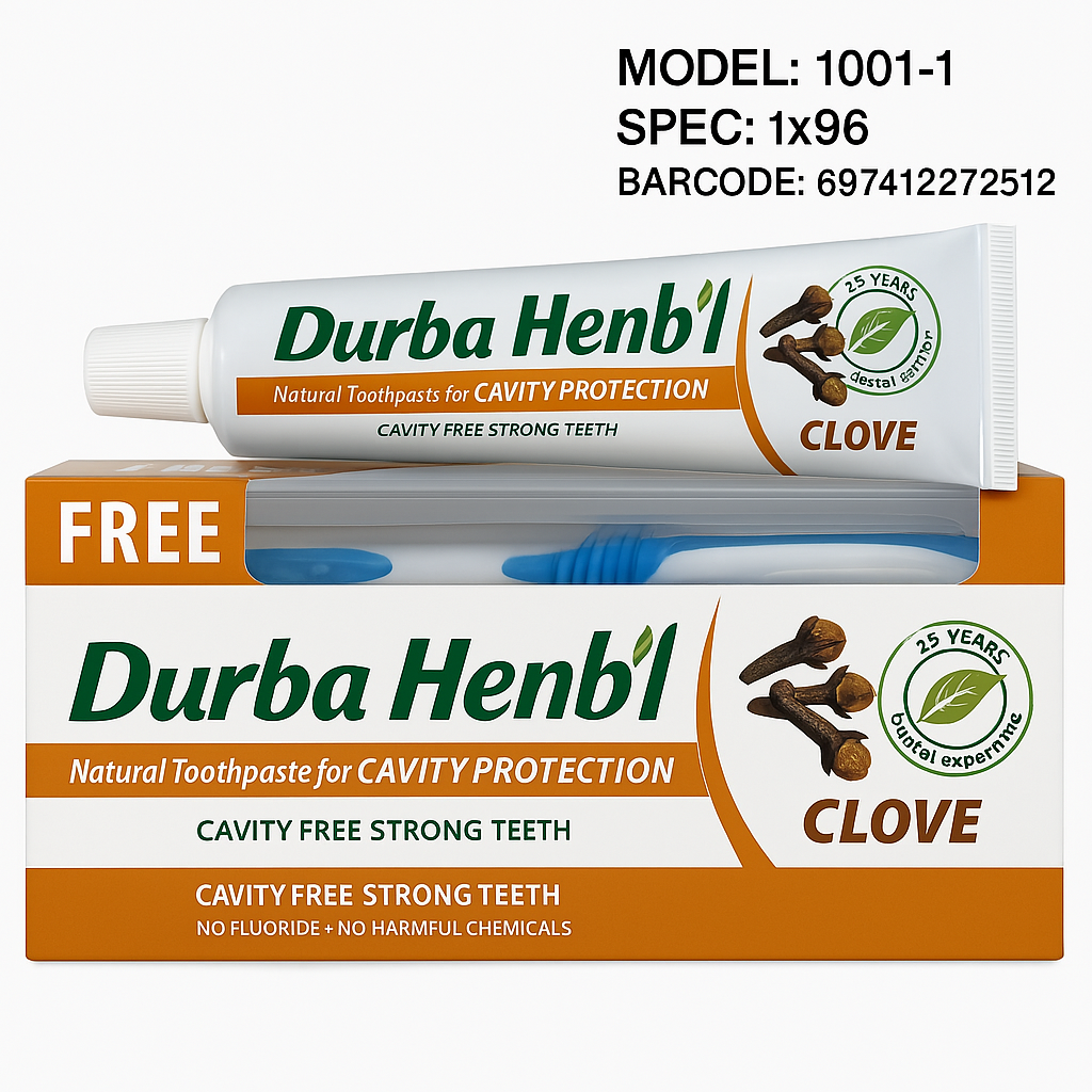 Durba Henl · 150g Clove Toothpaste with Free Toothbrush Item Picture