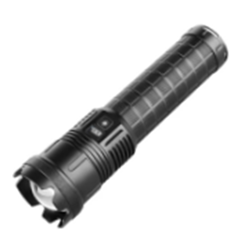 强光手电筒 可充电 变焦 Led手电筒 应急灯户外照明 铝合金 USB输出 户外变焦家用远射聚光 户外骑行携带