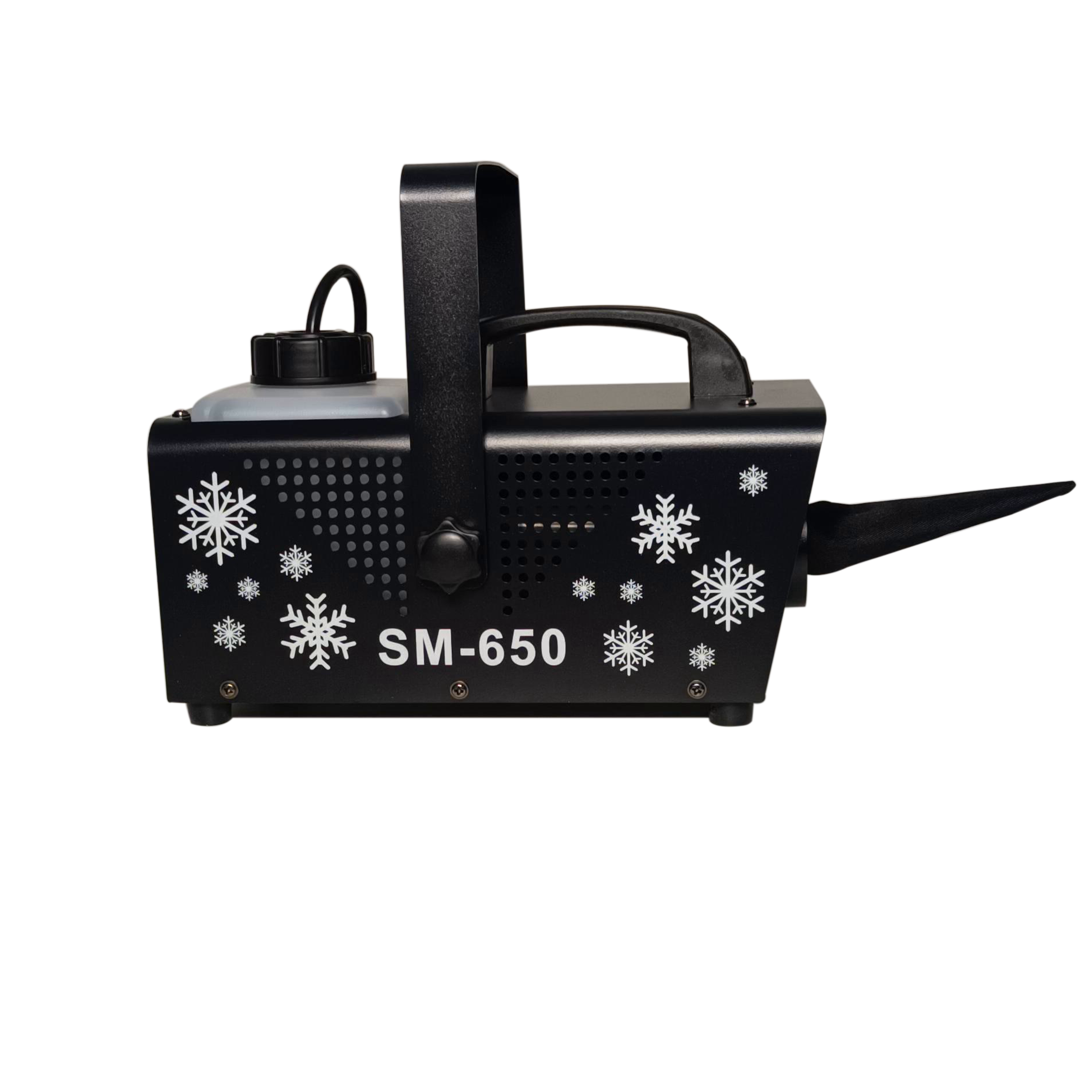 跨境热卖650W雪花机婚庆舞台喷雪机万圣机圣诞节日道具仿真演出飘雪下雪造雪机人工遥控影视拍摄人造雪景氛围雪花机白底实物图