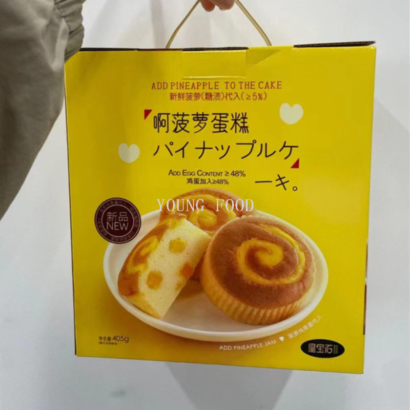 包邮！休闲食品糕点点心零食 皇宝石纯牛奶蛋糕408g产品图