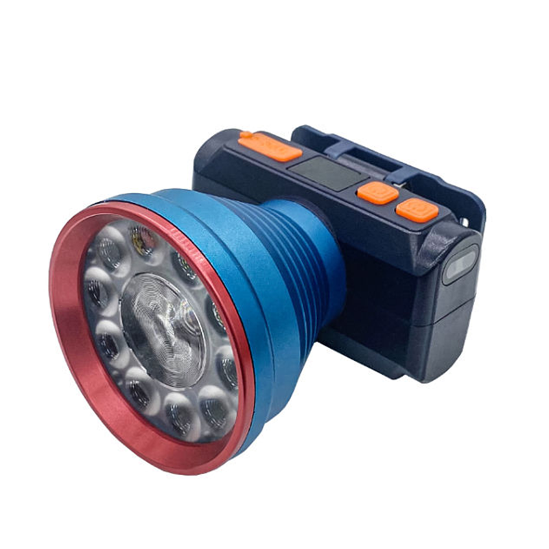 Model 2188 High-power ultra-bright long-range led digital display headlamp, strong outdoor rechargeable head-mounted fishing headlamp, miner's lamp, hand-waving sensor headlamp