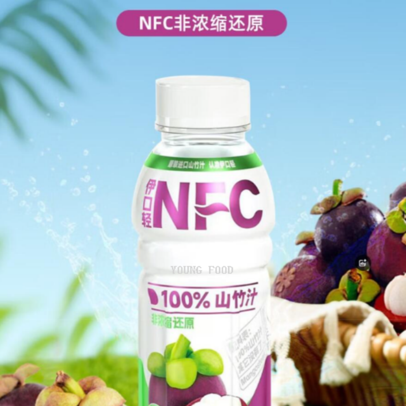 包邮！越南伊口轻山竹汁330ml 洋什铺爱丽鲜NFC非浓缩还原纯果汁