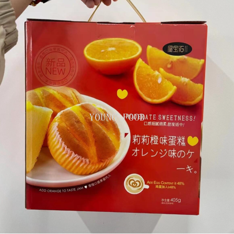 包邮！休闲食品糕点点心零食 皇宝石纯牛奶蛋糕408g细节图
