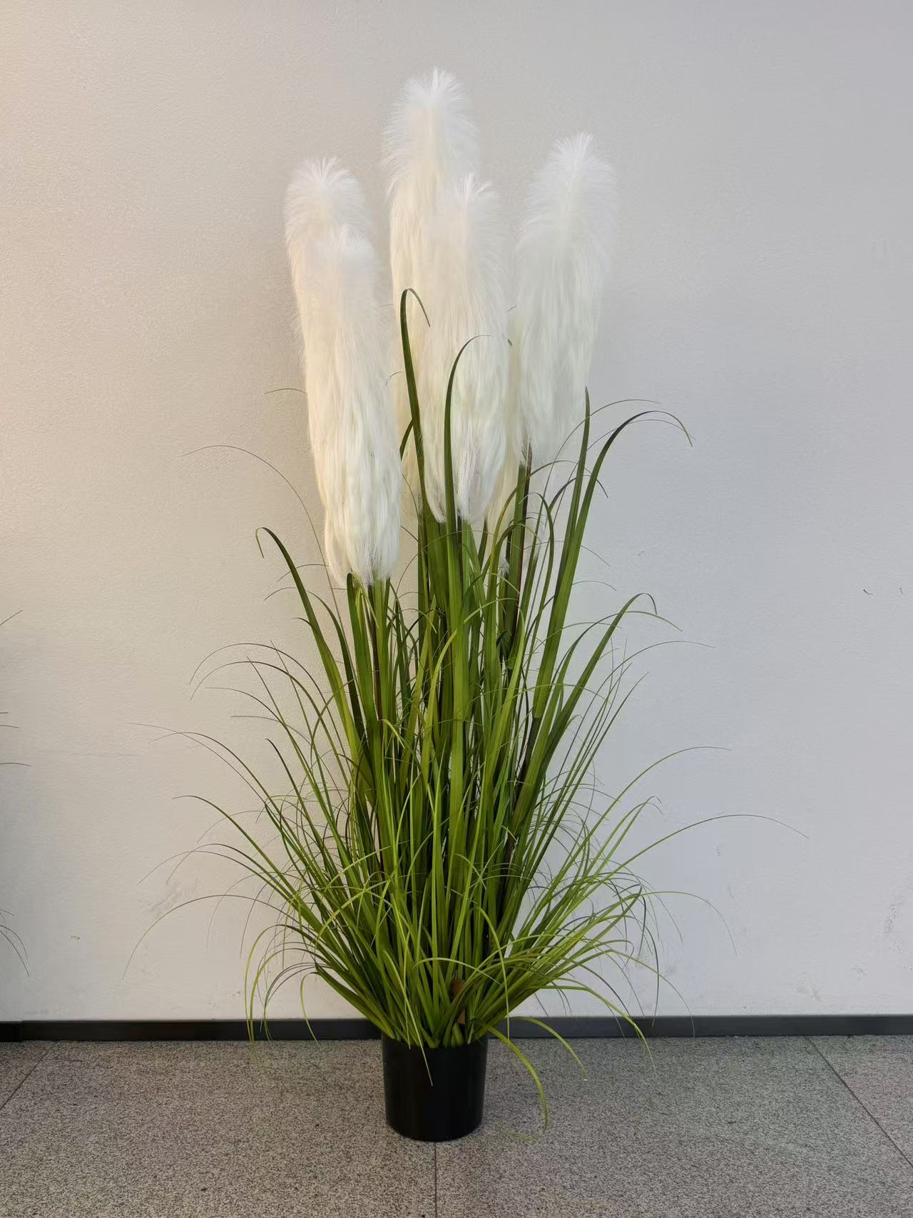 180CM-大垂毛芦苇仿真植物盆景摆件