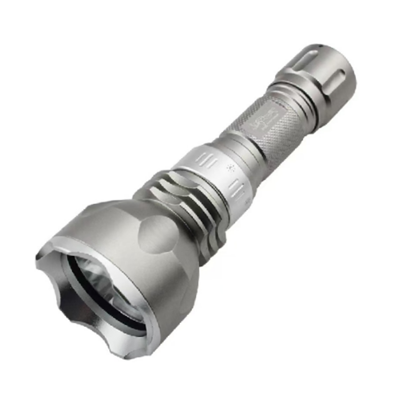 The new T6 LED multi-functional diving flashlight is a rechargeable waterproof long-range tactical flashlight with five light modes