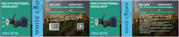 LED high-brightness headlamp, charging, ultra-bright long-range outdoor waist-hung headlamp, fishing lamp pic 1