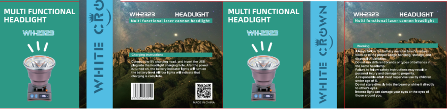 Aluminum-plastic combined headlamp for fishing, powerful charging, ultra-bright head-mounted flashlight, ultra-long battery life, white miner's lamp, battery level display, night fishing and beachcombing equipment pic 1