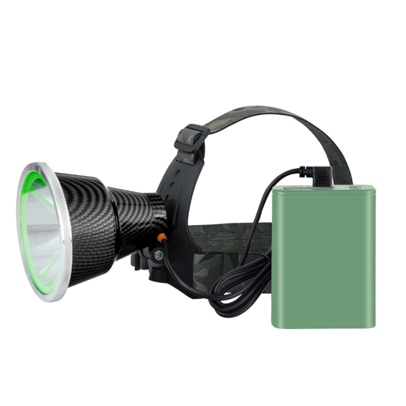 LED high-brightness headlamp, charging, ultra-bright long-range outdoor waist-hung headlamp, fishing lamp details Picture