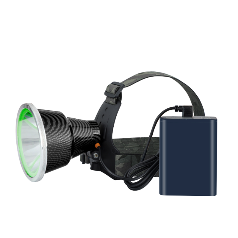 LED high-brightness headlamp, charging, ultra-bright long-range outdoor waist-hung headlamp, fishing lamp