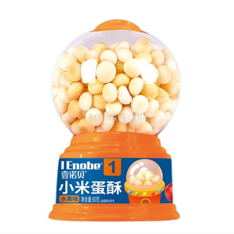 包邮！壹诺贝扭蛋机小米蛋酥-水果味90g AQUARTE儿童辅食零食手办细节图