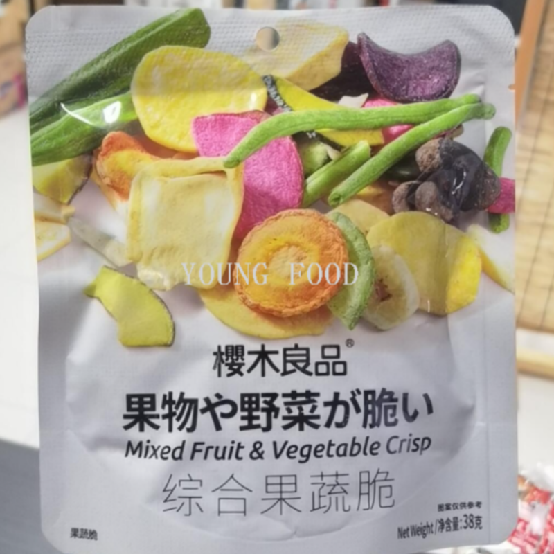 包邮!樱木良品综合果蔬脆38g大迪帕斯塔AQUARTE休闲零食水果蔬菜