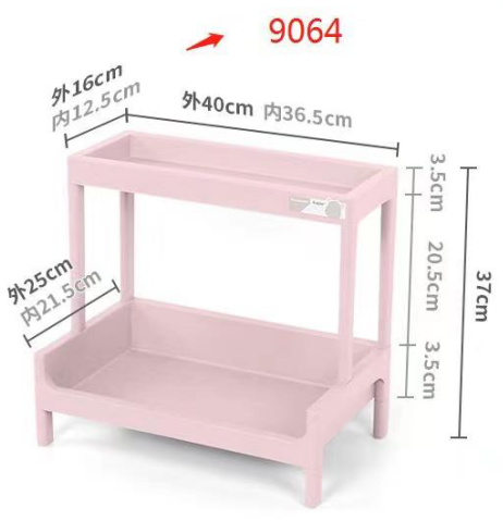 卫生间置物架办公室桌面收纳架多功能厨房火锅蔬菜落地收纳小推车02011详情1