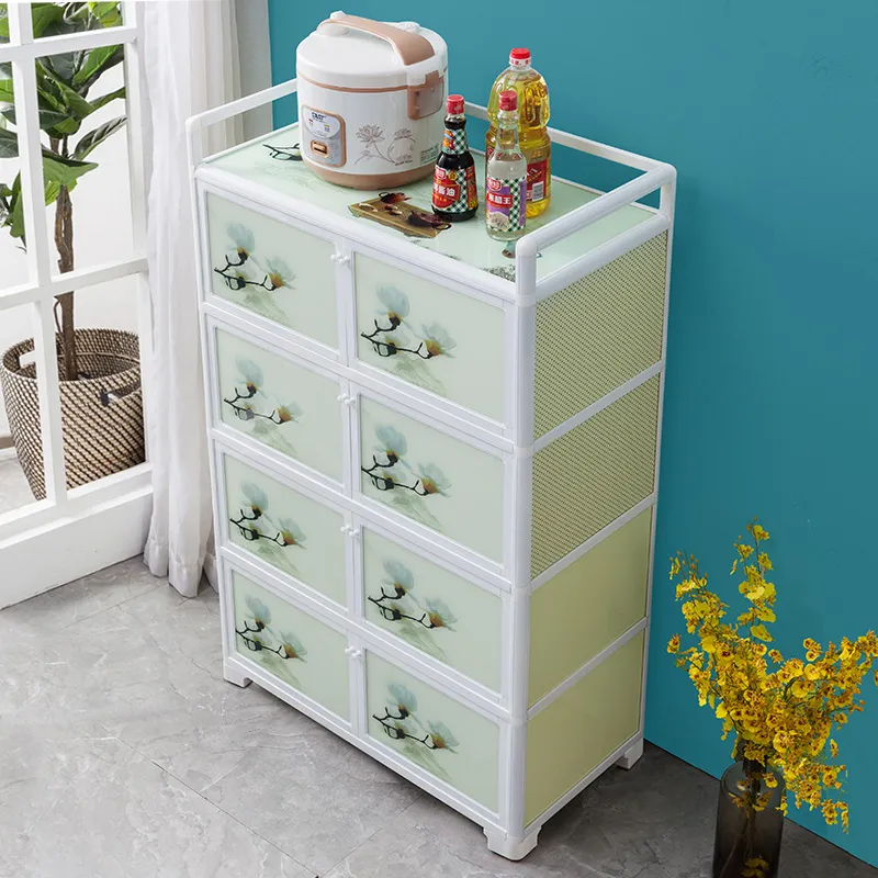 خزائن متعددة الطوابق في خزانة المطبخ مزودة بسبائك ألومنيوم Specification image