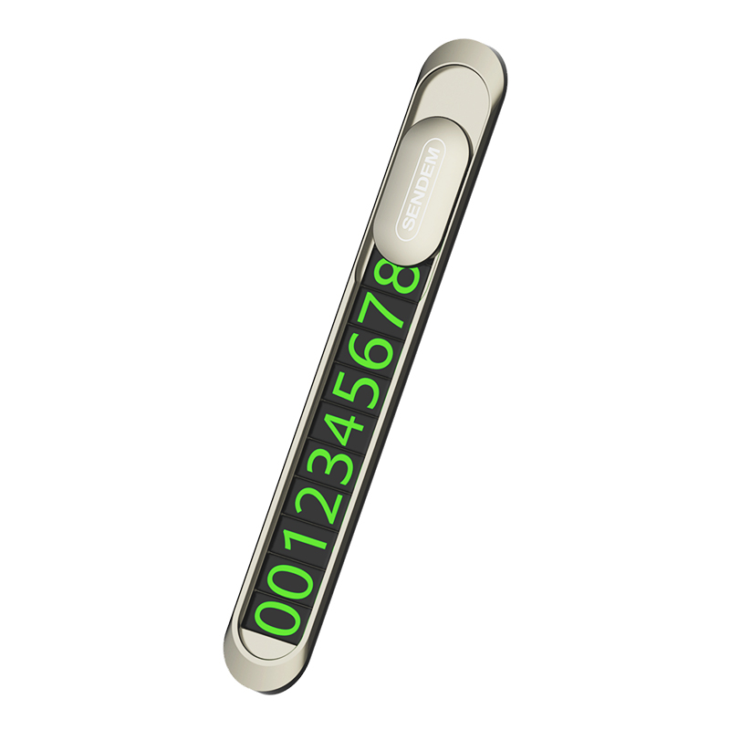 Multi-Functional Window Breaker Aluminum Alloy Car Moving Phone Number Plate