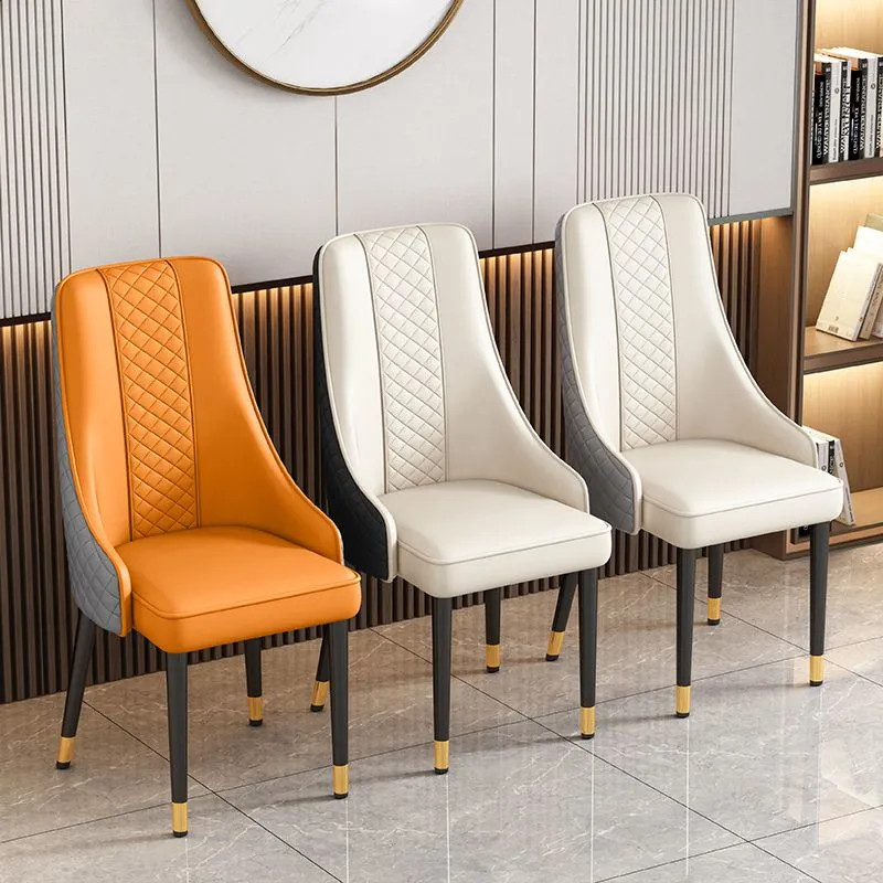 2025 New style chairs, dining table chairs, home light luxury high-end dining chairs, simple modern chairs, commercial hotel chairs Specification image