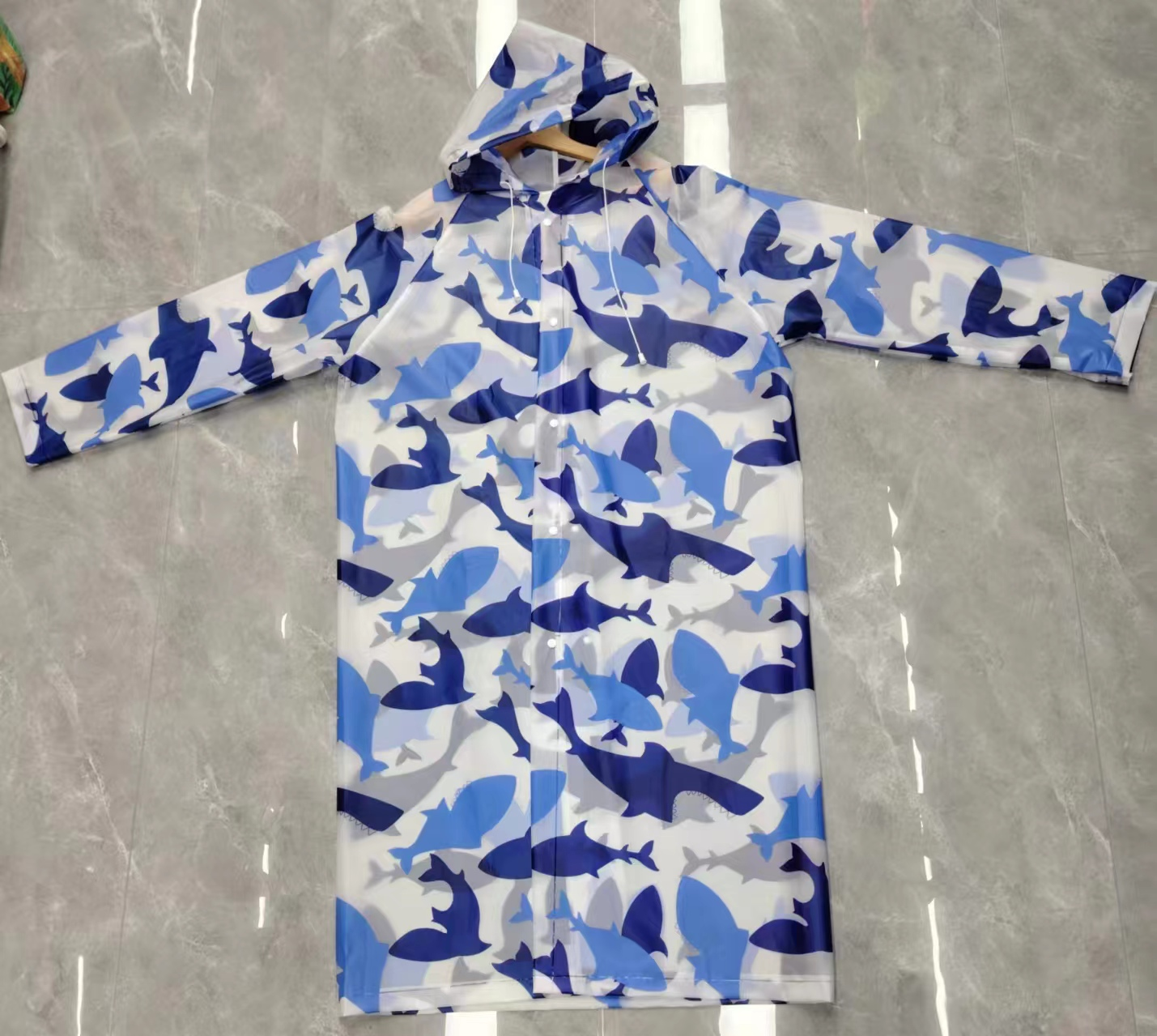 分体雨衣、雨披实物图