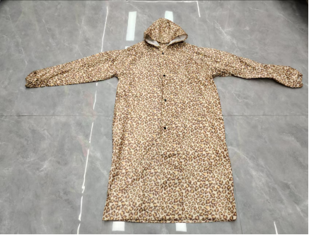 多花色男款女款户外运动长款雨衣带拉链长雨衣详情2