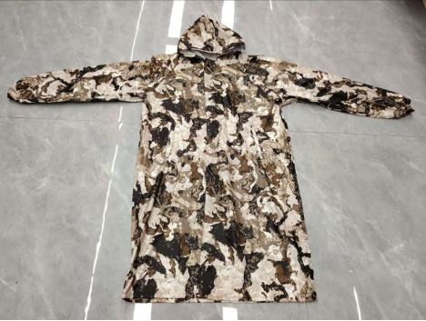 多花色男款女款户外运动长款雨衣带拉链长雨衣详情1