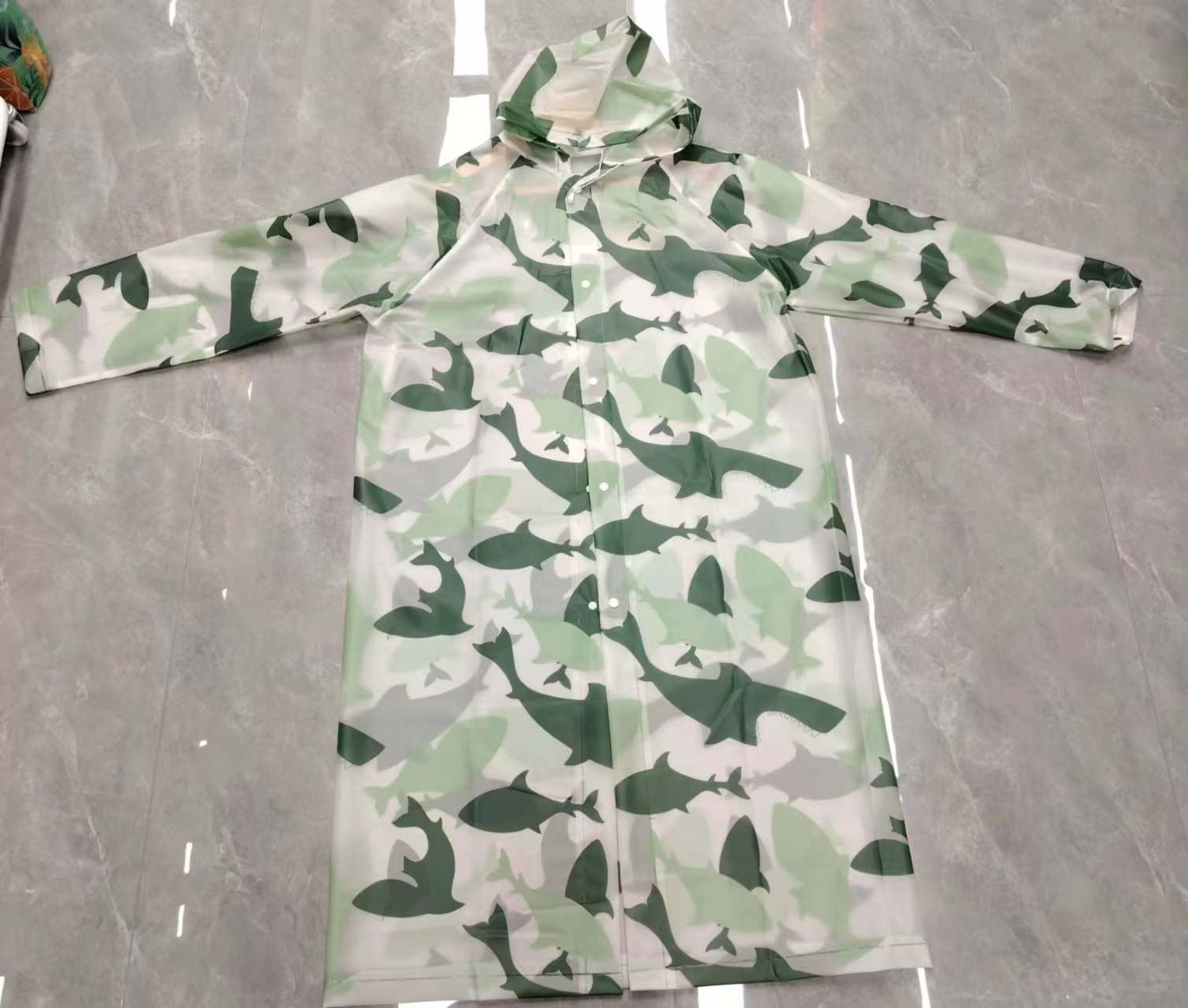  男女款户外长款雨衣 防水透气轻便易携带