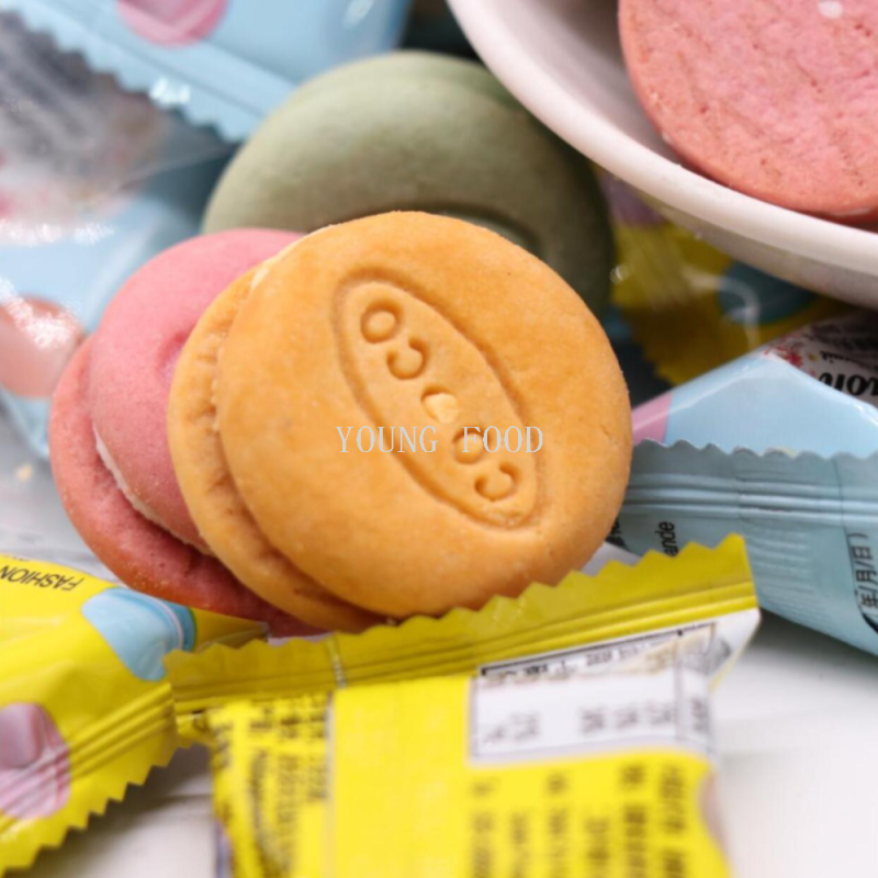 包邮！coco马卡龙风柠檬味夹心饼干376gWAFERBITES手办休闲零食详情图4