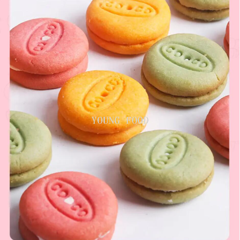 包邮！coco马卡龙风柠檬味夹心饼干376gWAFERBITES手办休闲零食详情图3