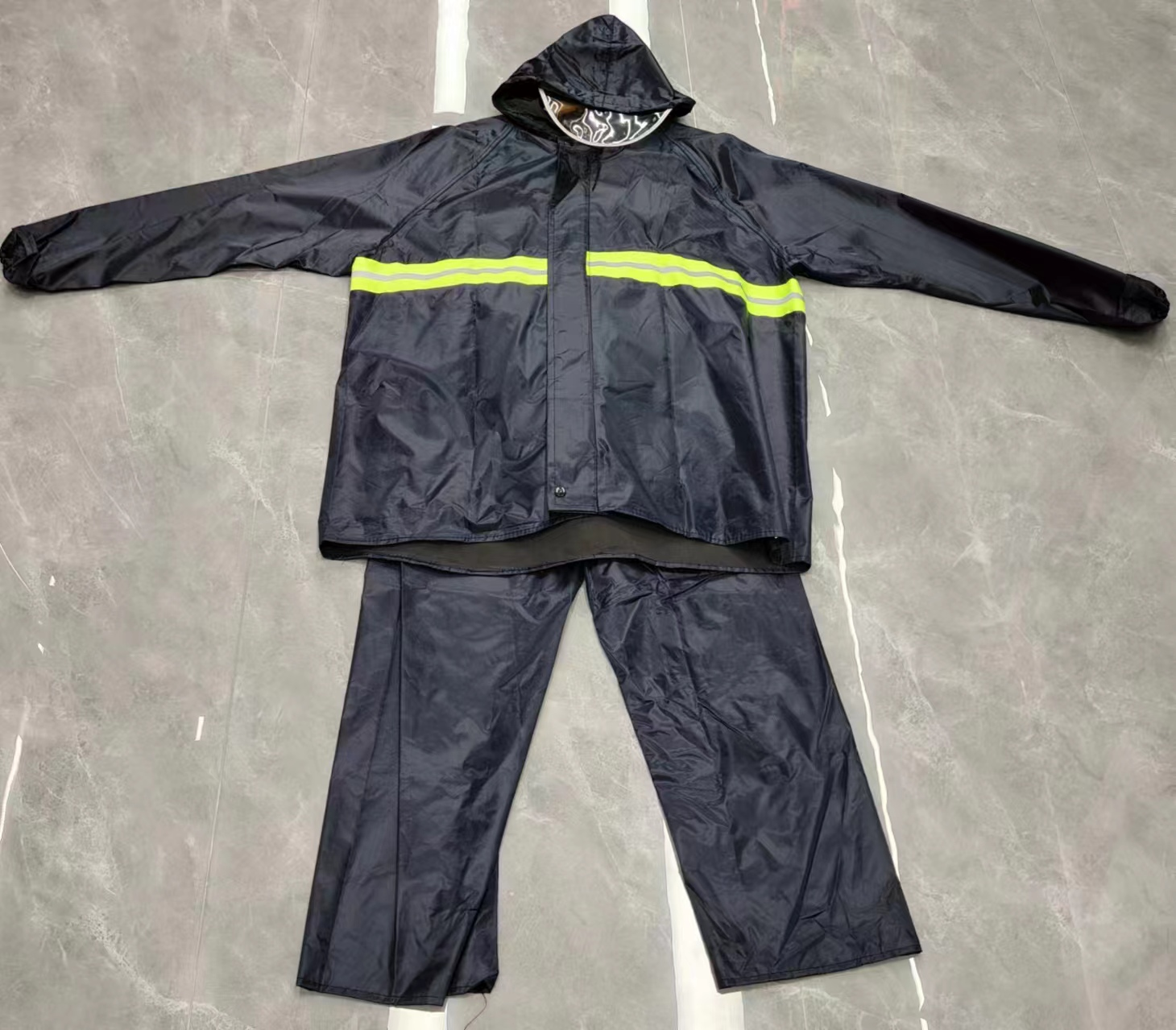 多色雨衣套装户外运动雨衣套装摩托车雨衣白底实物图