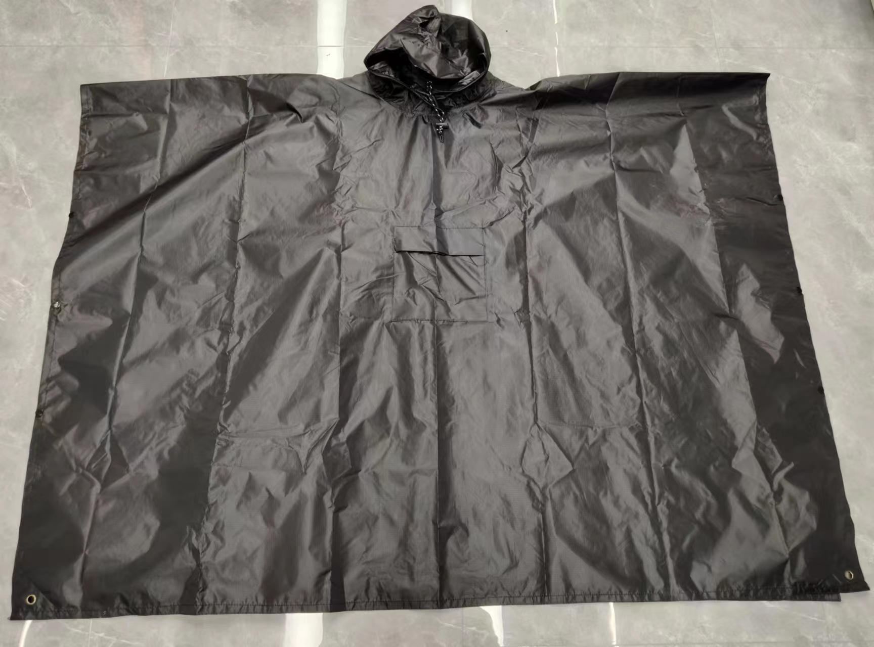 多色男款女款户外运动电动车雨披单人电车雨披斗篷白底实物图