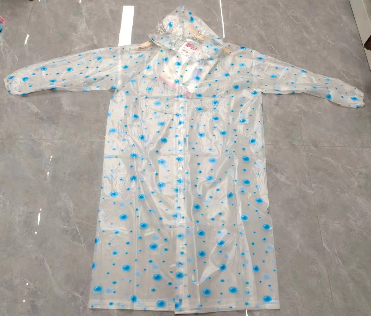 多色PVC雨衣男款女款户外运动登山长雨衣产品图