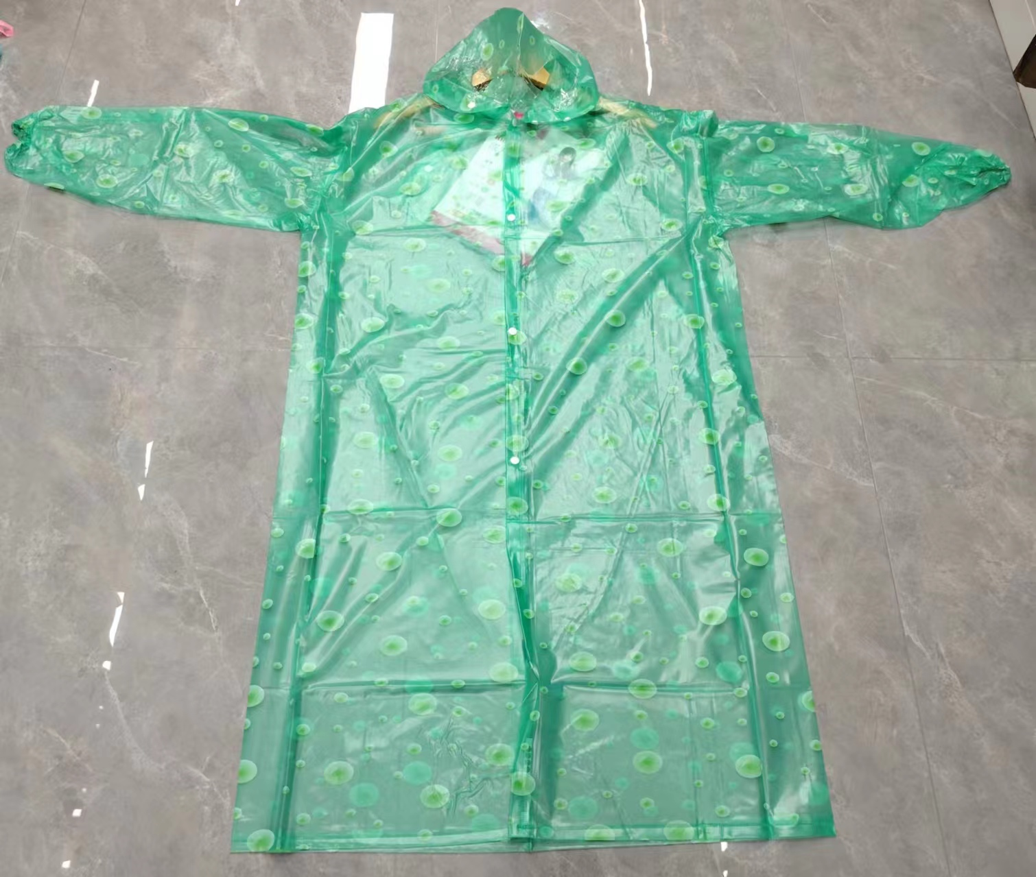 多色PVC雨衣男款女款户外运动登山长雨衣细节图