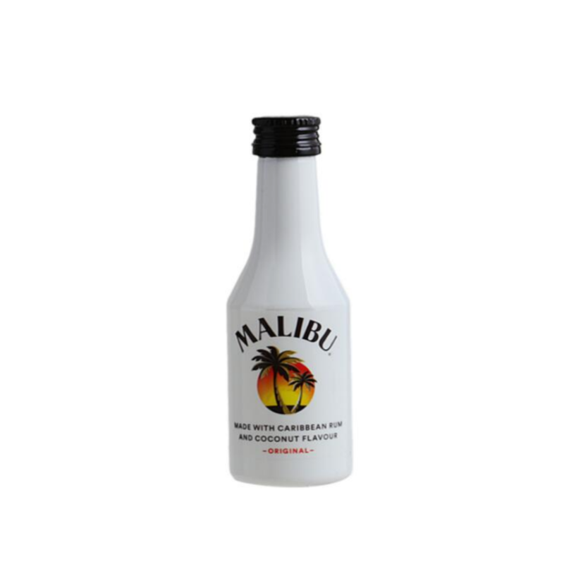 ¡Paquete de correo! España malibo coco ron 50ml YOUNGFOOD little licor réplica licor importado