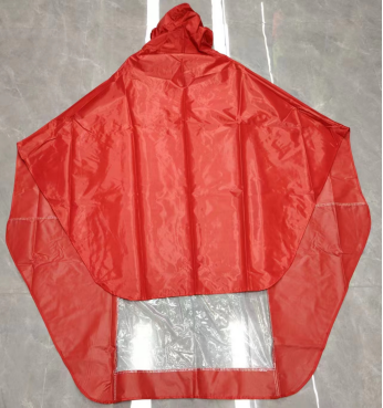 多色男款女款户外运动电动车雨披单人电车雨披双帽檐详情2