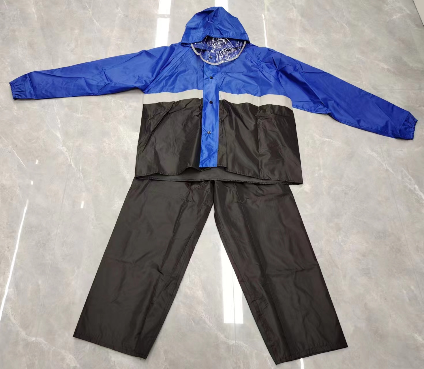 拼色雨衣套装户外运动雨衣套装摩托车雨衣