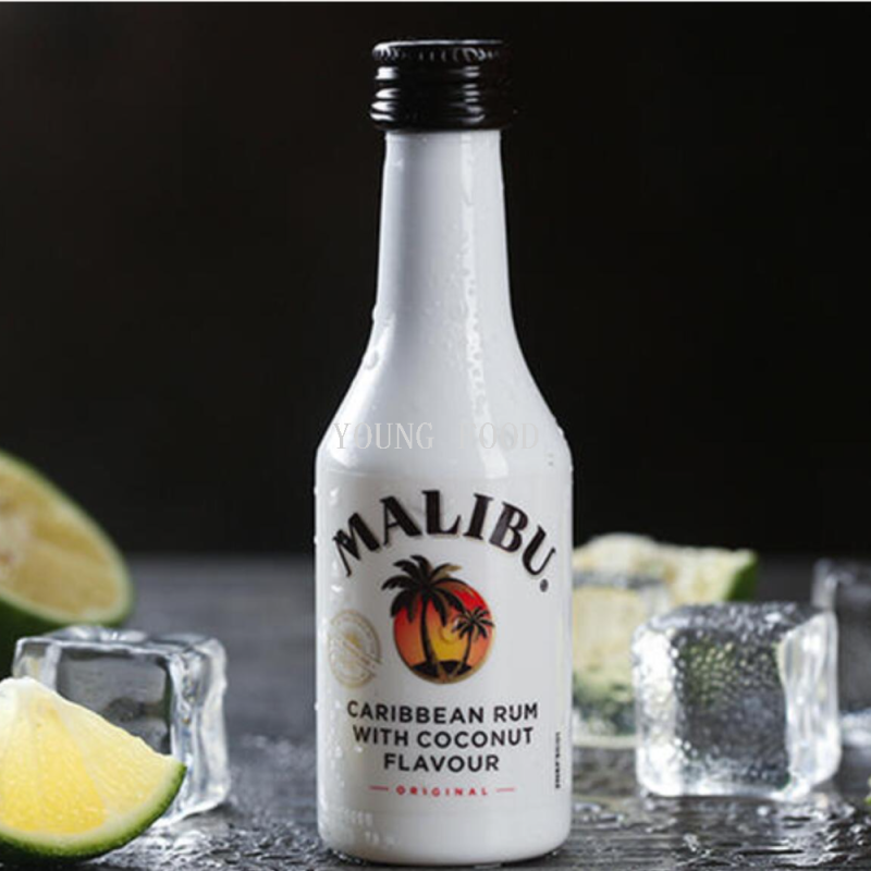 ¡Paquete de correo! España malibo coco ron 50ml YOUNGFOOD little licor réplica licor importado Specification image