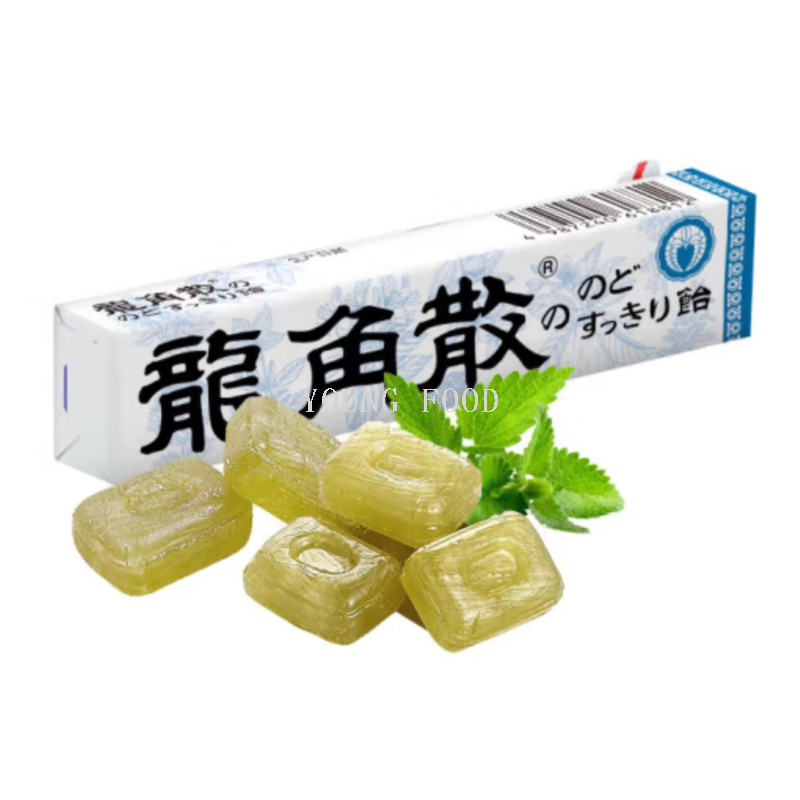 批发包邮！日本草本精华龙角散薄荷草本润喉糖40gHAWCIK休闲零食