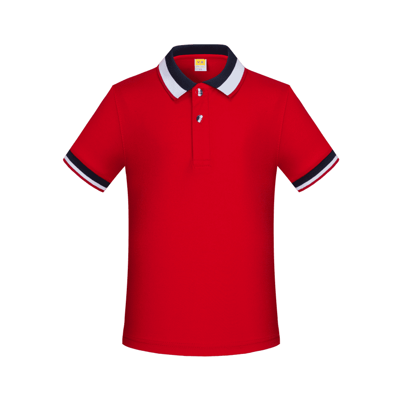 Cross-Border Children's Color-Striped New Short-Sleeved Collared Polo Shirts For Both Men And Women, Fashionable And Casual Polo Shirts For Both Men And Women, Simple And Comfortable Short-Sleeved Trendy Polo Shirts undefined