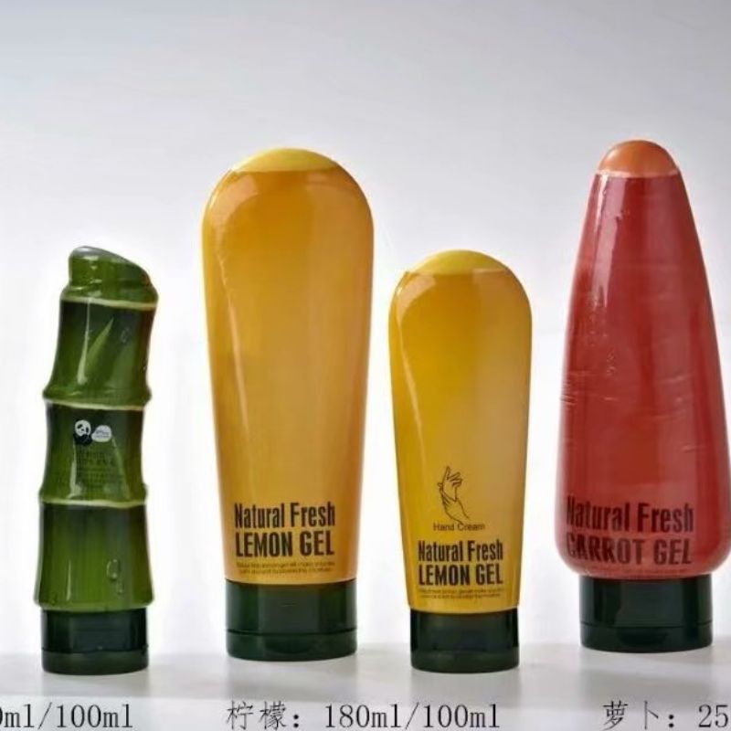 青瓜柠檬竹子萝卜水果护手霜瓶热收缩膜瓶01