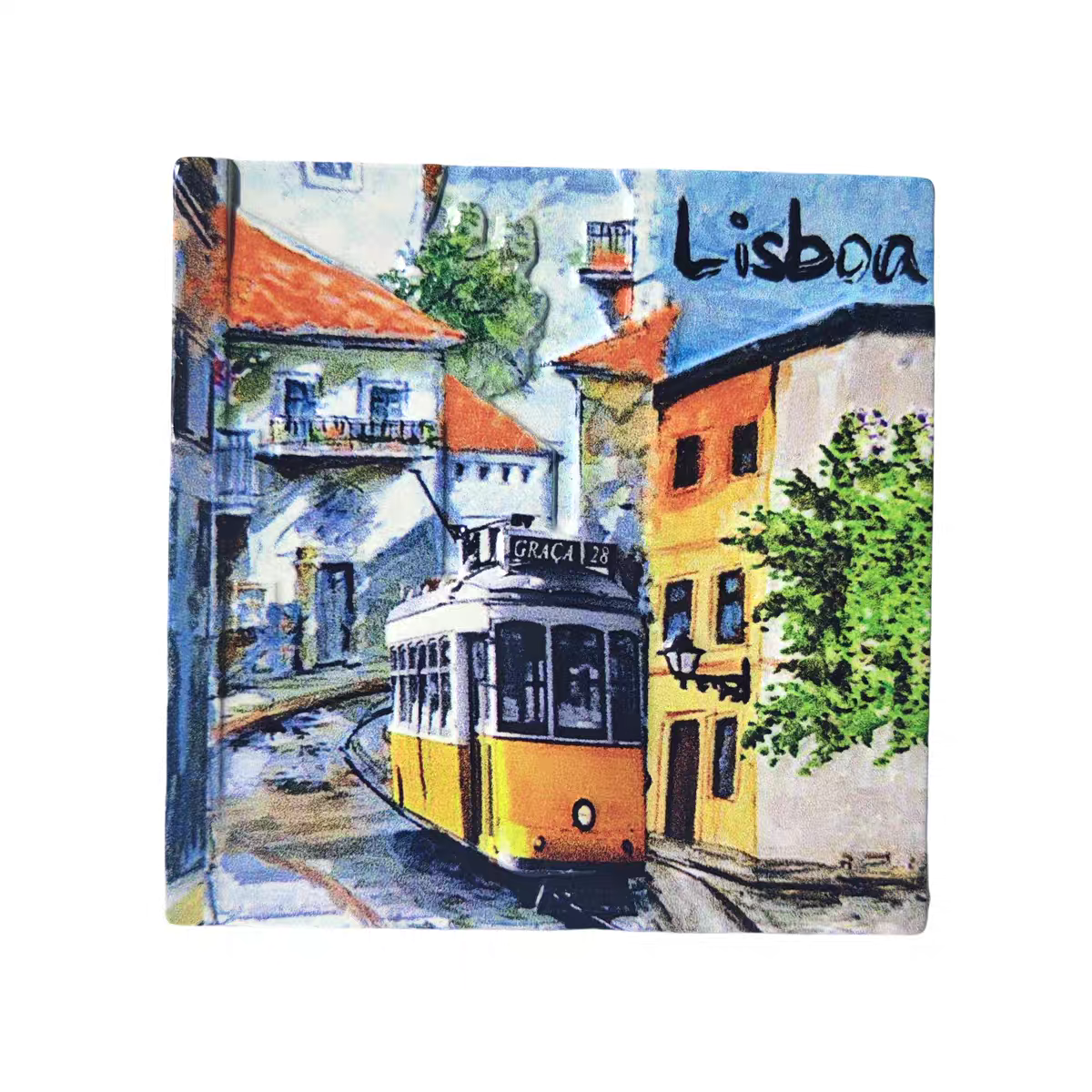 欧洲葡萄牙创意性旅游纪念装饰工艺品磁铁冰箱贴人文3D打印树脂冰箱贴细节图